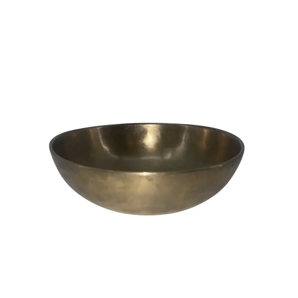 Set Of 3: Brass Candle Sticks And Brass Bowl
